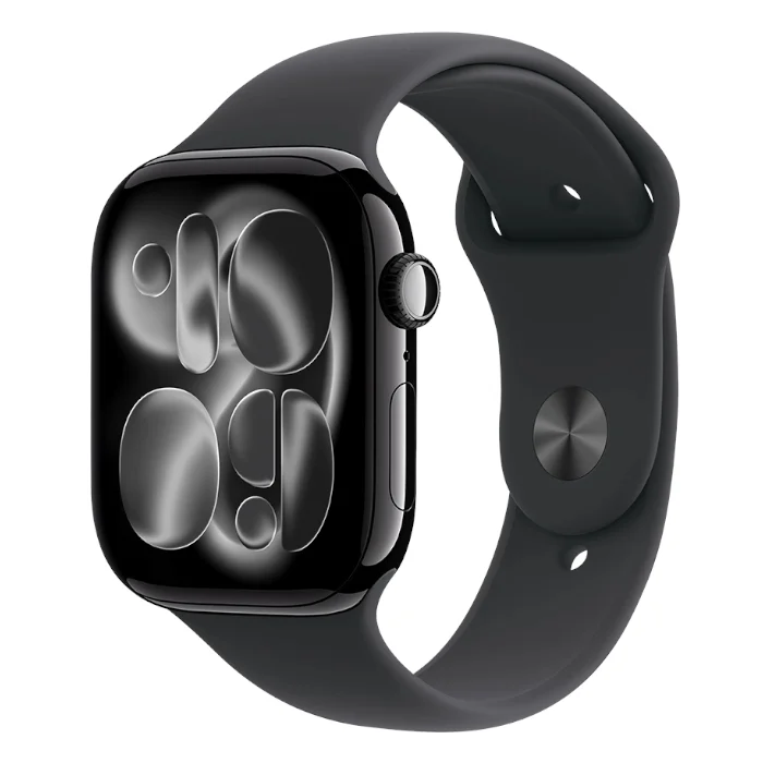 Смарт-часы Apple Watch Series 11 / GPS / 46 мм / Черный / Sport Band / S-M / Черный