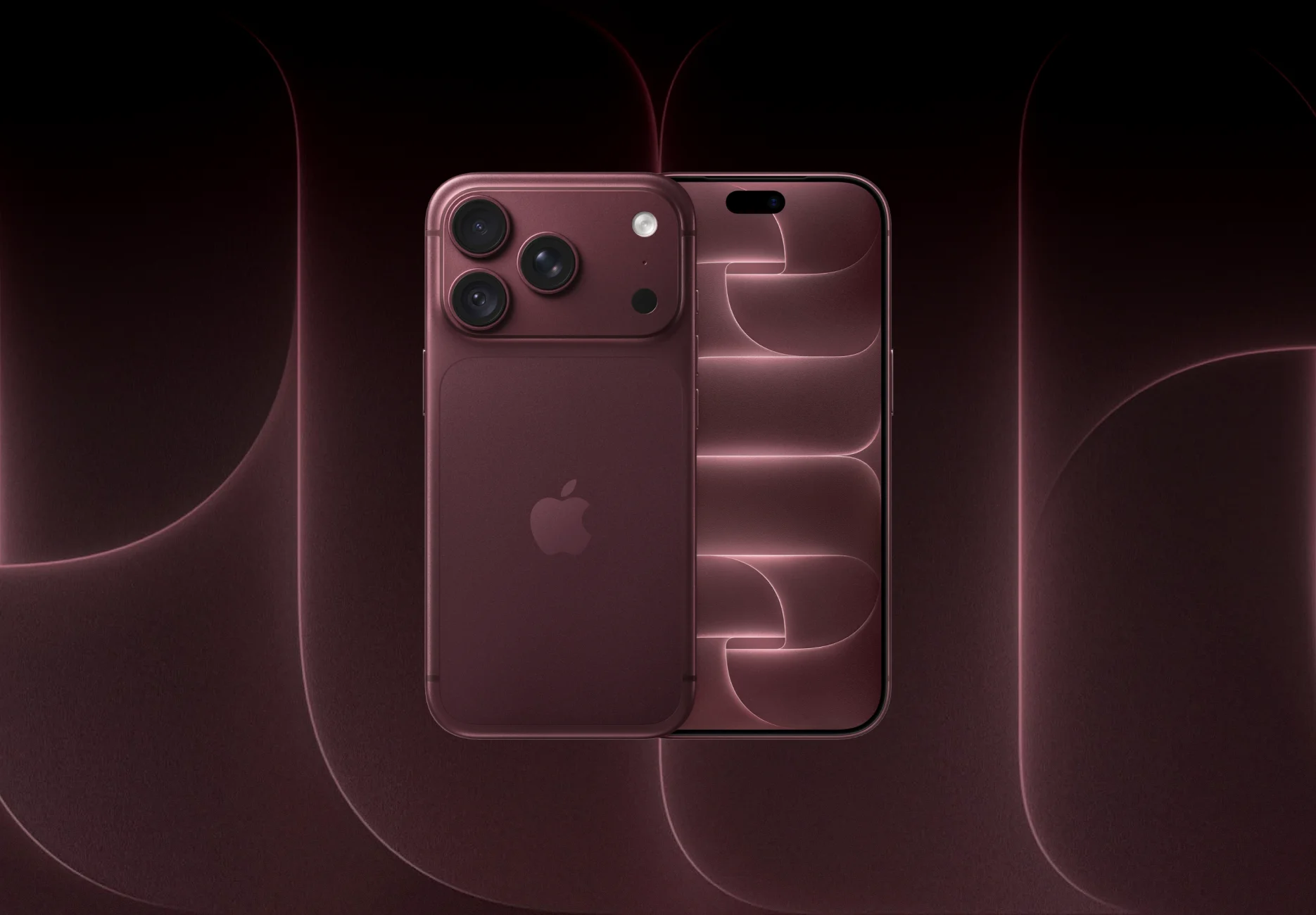 Смартфон Apple iPhone 18 Pro / 256 ГБ / eSIM / Бордовый