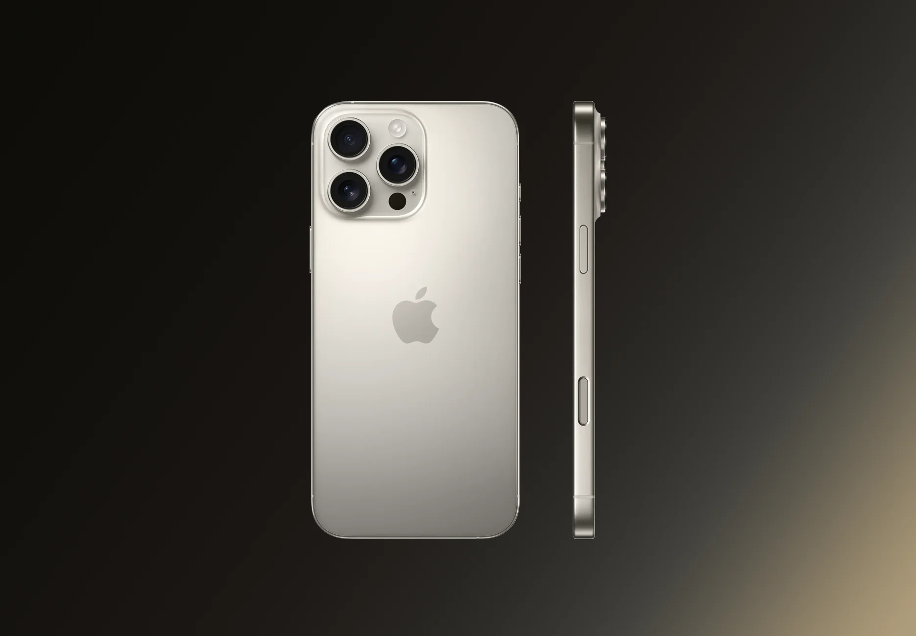 Смартфон Apple iPhone 16 Pro Max / 256 ГБ / Nano SIM + eSIM / Натуральный титан