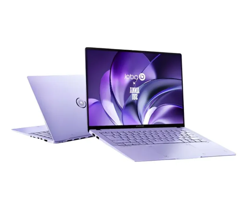 Ноутбук ASUS Adolbook 14 Air x Anna Sui 2025 / R9 8945H / 32 ГБ / 1 ТБ / OLED / Фиолетовый