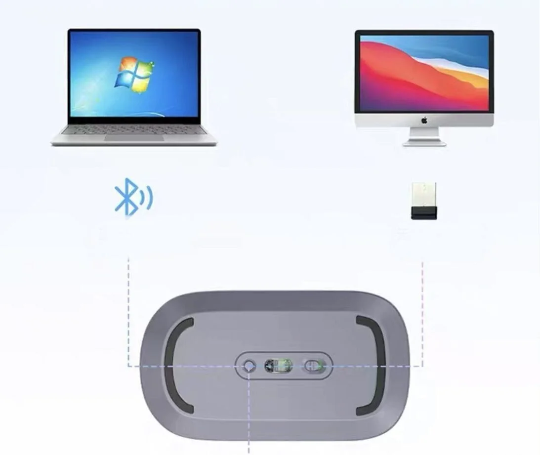 Мышка Ugreen / Bluetooth + Usb / Зеленая
