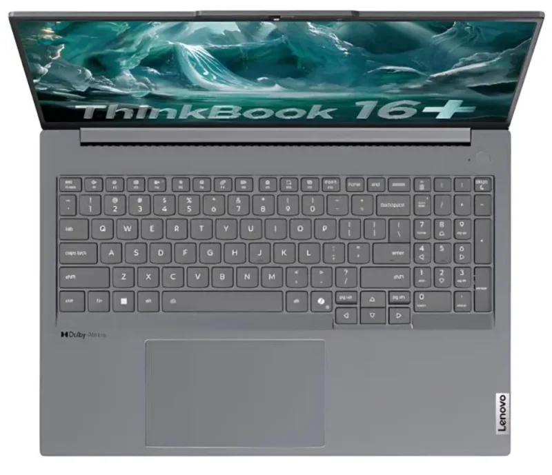 Ноутбук Lenovo ThinkBook 16+ 2025 / Ultra 5 225H / RTX 5050 / 32 ГБ / 1 ТБ / Серый