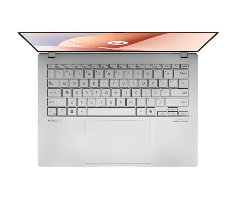 Ноутбук ASUS Adolbook 14 Air 2025 / Ryzen 9 H 270 / 32 ГБ / 1 ТБ / OLED / Серебристый