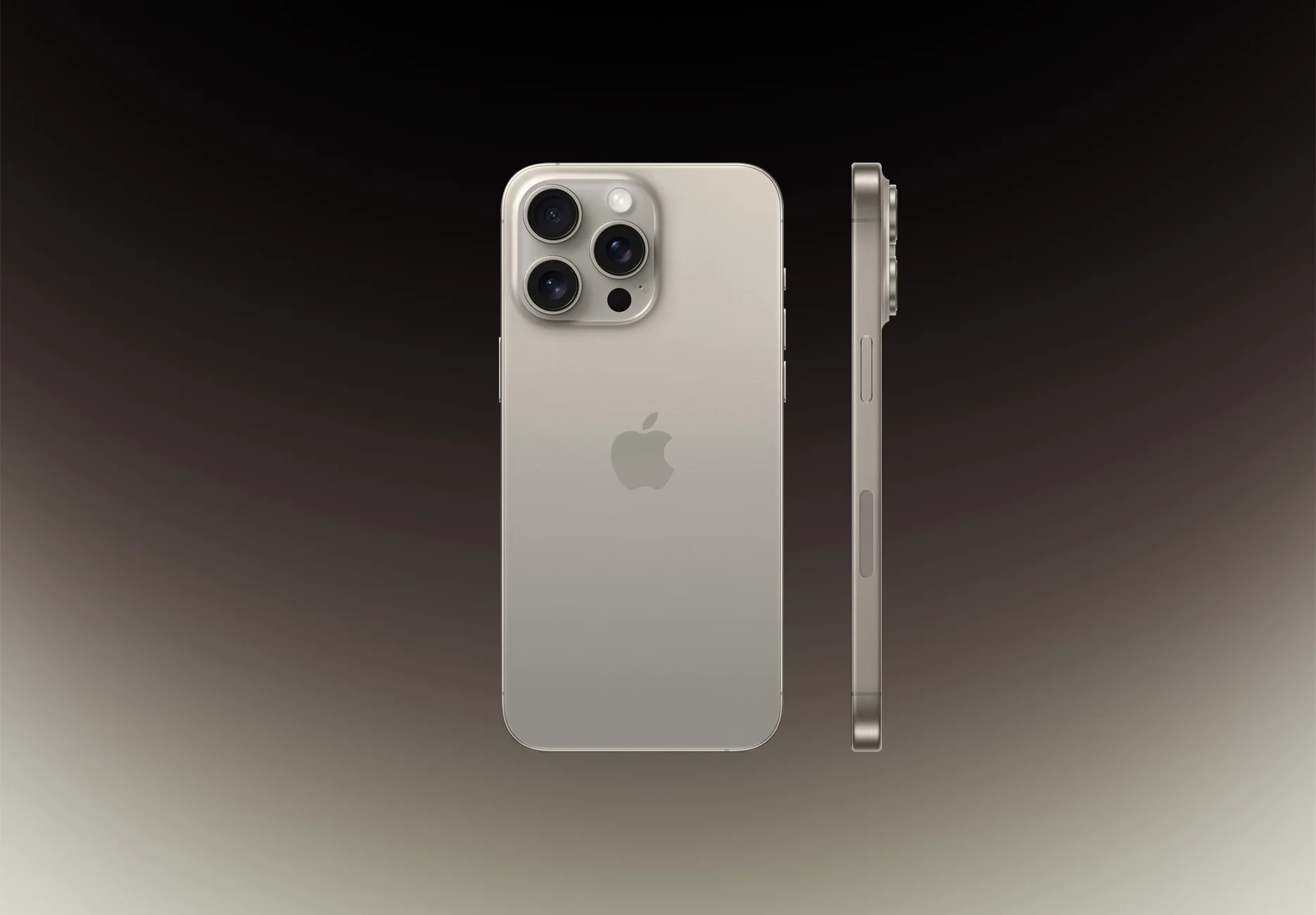 Смартфон Apple iPhone 15 Pro Max / 256 ГБ / Nano SIM + eSIM / Натуральный титан