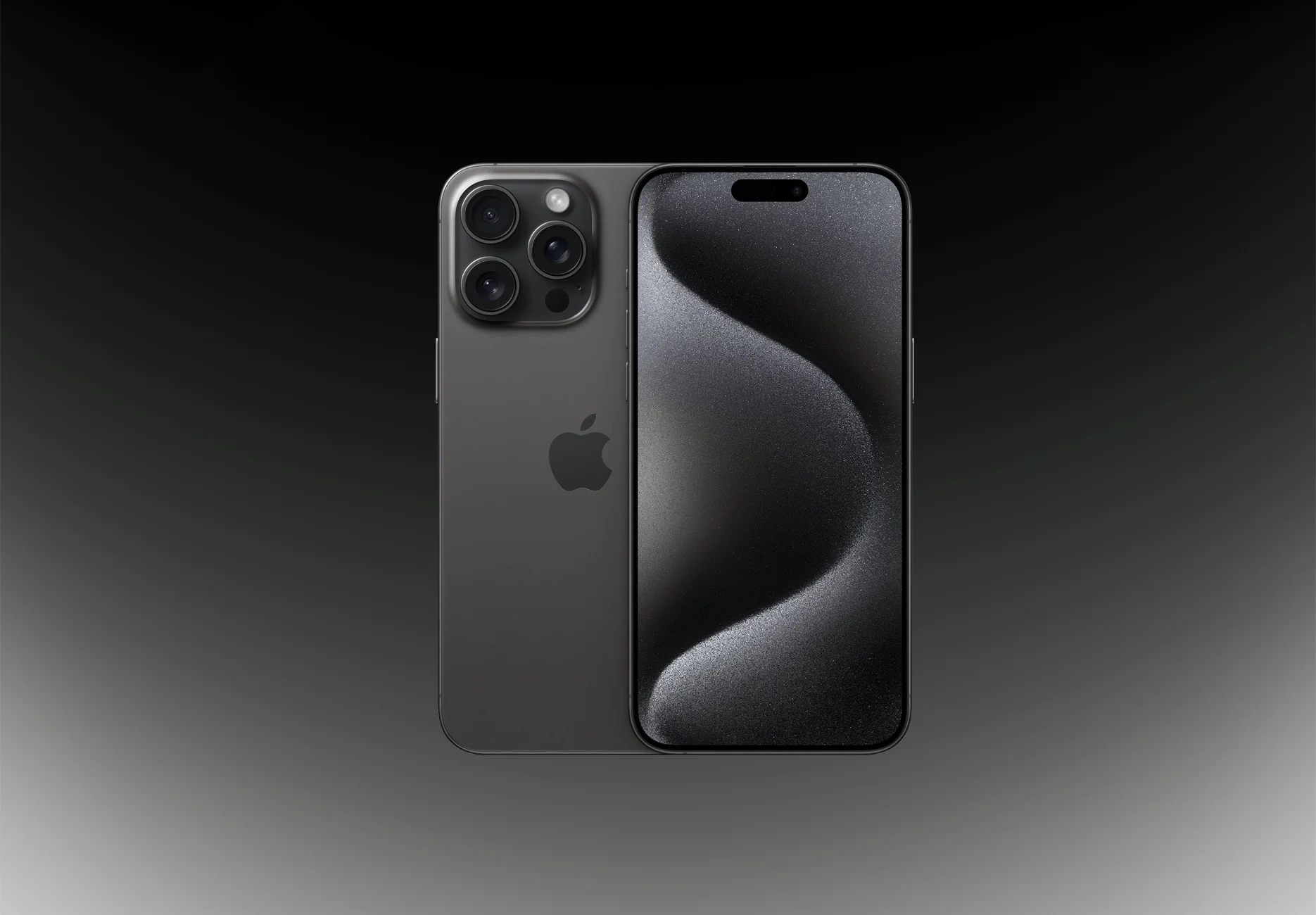 Смартфон Apple iPhone 15 Pro Max / 256 ГБ / Nano SIM + eSIM / Черный титан