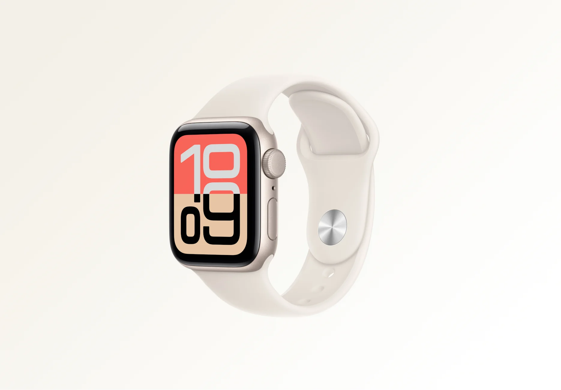 Смарт-часы Apple Watch SE 3 / GPS / 40 мм / Бежевый / Sport Band / M-L / Бежевый