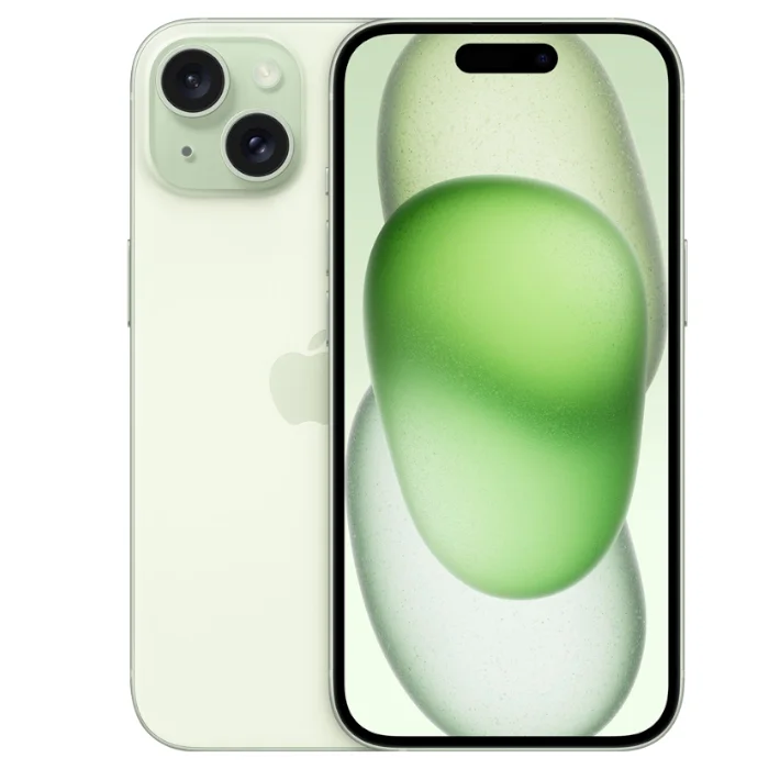 Смартфон Apple iPhone 15 / 128 ГБ / eSIM + eSIM / Зеленый