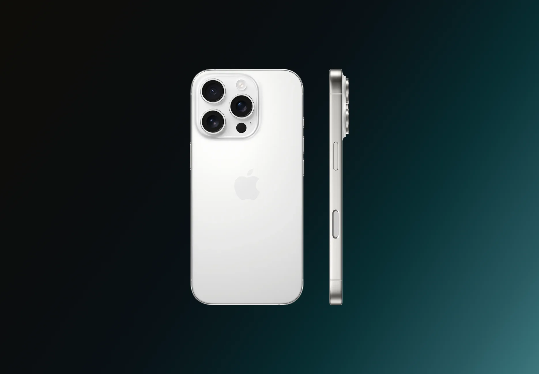 Смартфон Apple iPhone 16 Pro / 1 ТБ / eSIM + eSIM / Белый титан