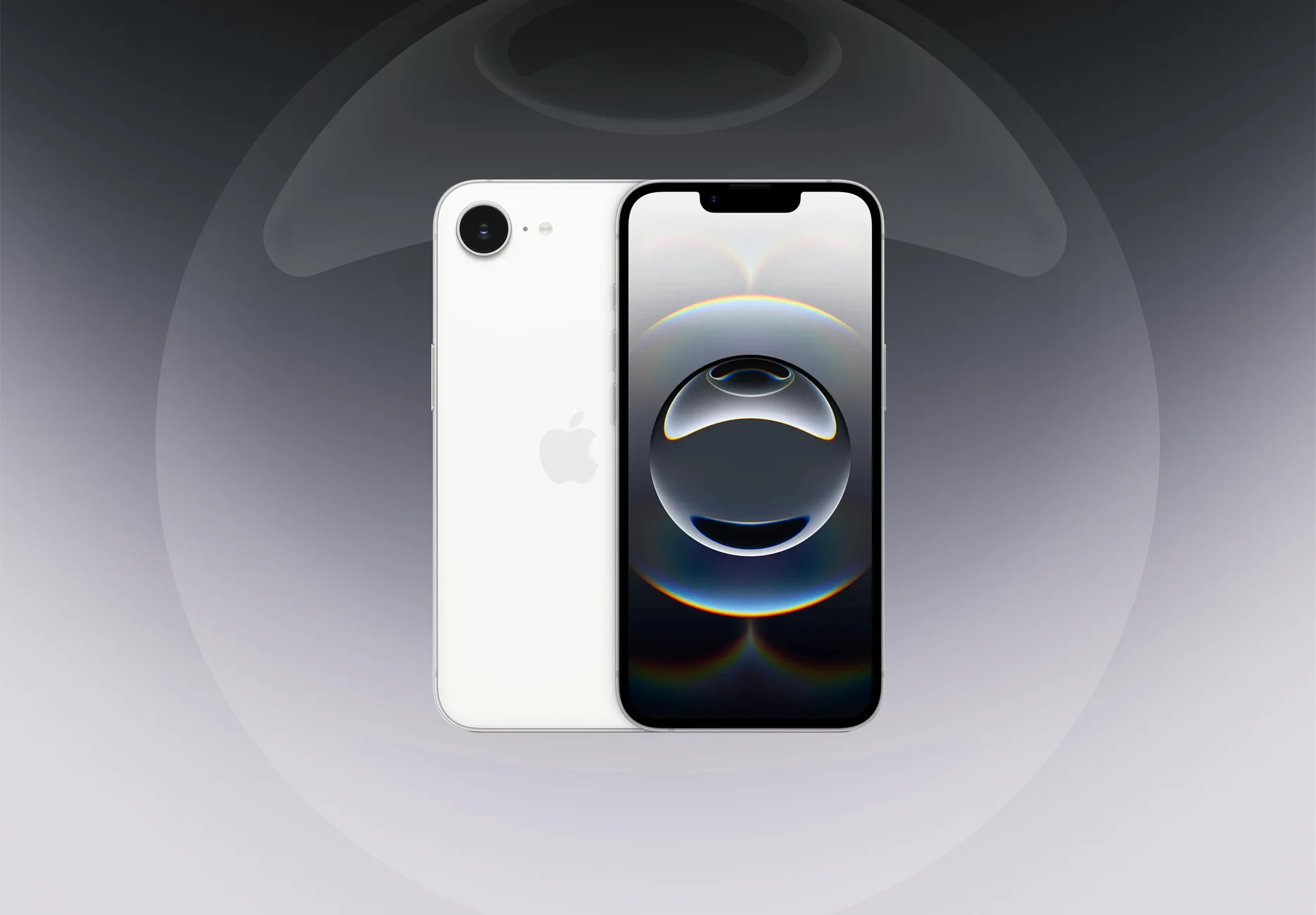 Смартфон Apple iPhone 16e / 256 ГБ / Nano SIM + Nano SIM / Белый