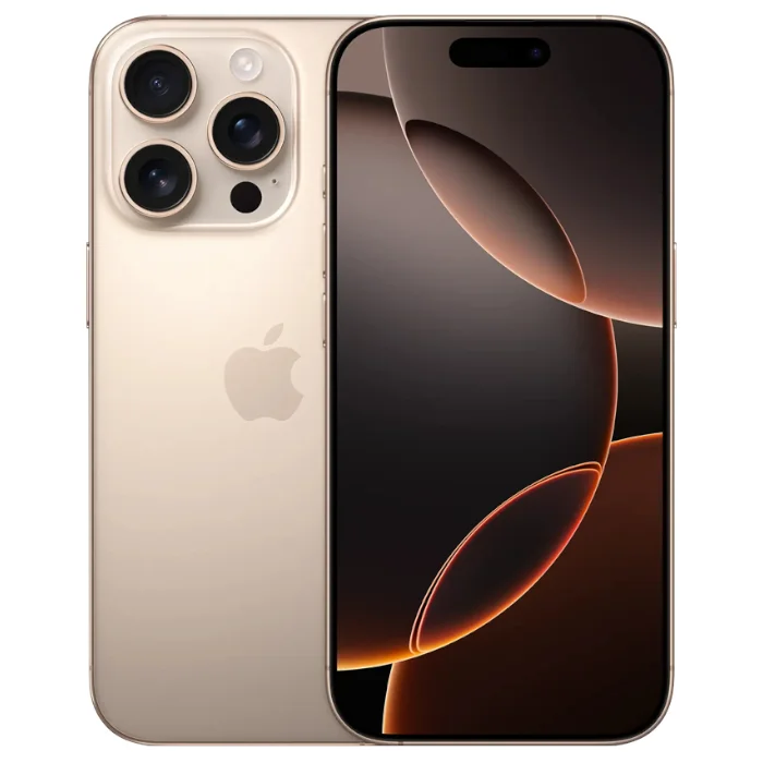 Смартфон Apple iPhone 16 Pro / 128 ГБ / Nano SIM + eSIM / Пустынный титан