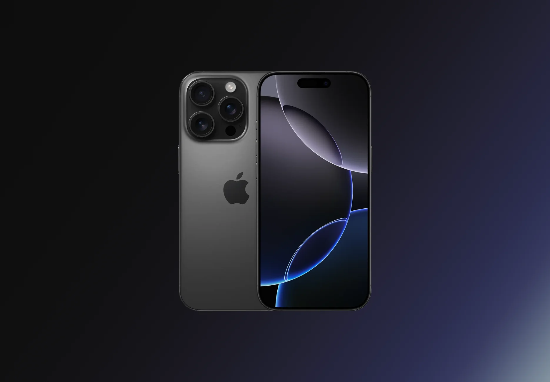 Смартфон Apple iPhone 16 Pro / 128 ГБ / Nano SIM + Nano SIM / Черный титан