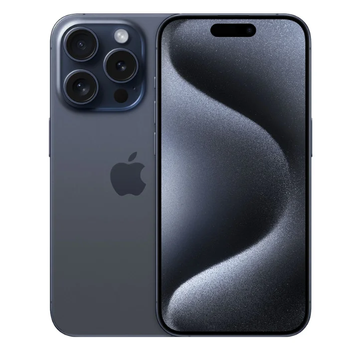 Смартфон Apple iPhone 15 Pro Max / 256 ГБ / eSIM + eSIM / Синий титан