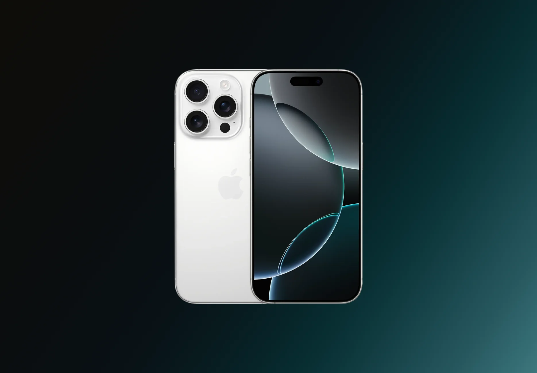 Смартфон Apple iPhone 16 Pro / 256 ГБ / Nano SIM + eSIM / Белый титан