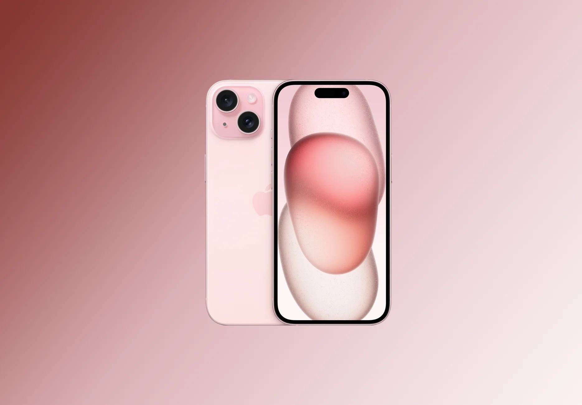 Смартфон Apple iPhone 15 / 128 ГБ / eSIM / Розовый