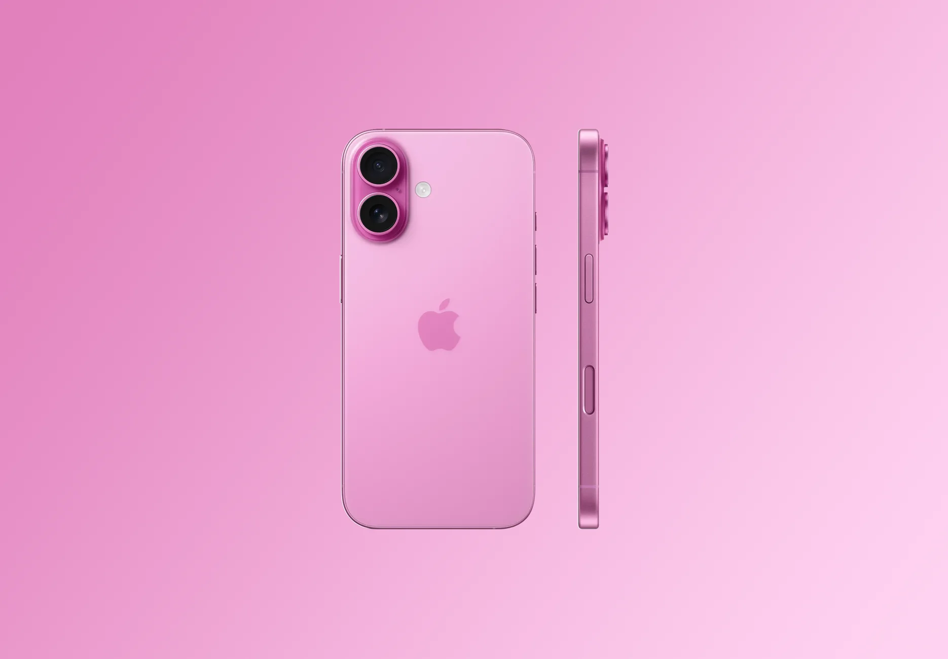 Смартфон Apple iPhone 16 / 256 ГБ / eSIM + eSIM / Розовый