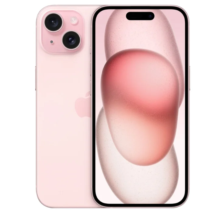 Смартфон Apple iPhone 15 / 256 ГБ / Nano SIM + eSIM / Розовый