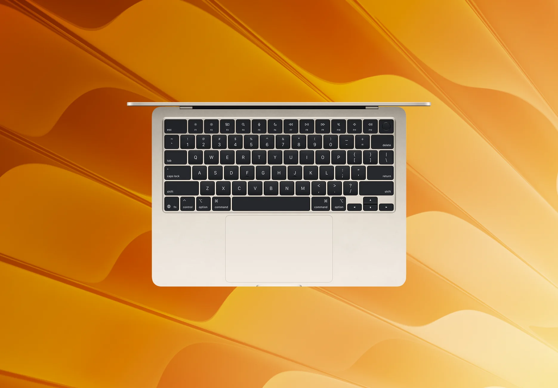 Ноутбук Apple MacBook Air 13 2024 / M4 (10-core CPU, 10-core GPU) / 24 ГБ / 2 ТБ / Кастомная конфигурация / Золотой (Starlight) / Z1CW000WA