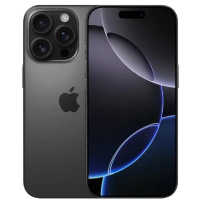 Смартфон Apple iPhone 16 Pro / 128 ГБ / Nano SIM + eSIM / Черный титан