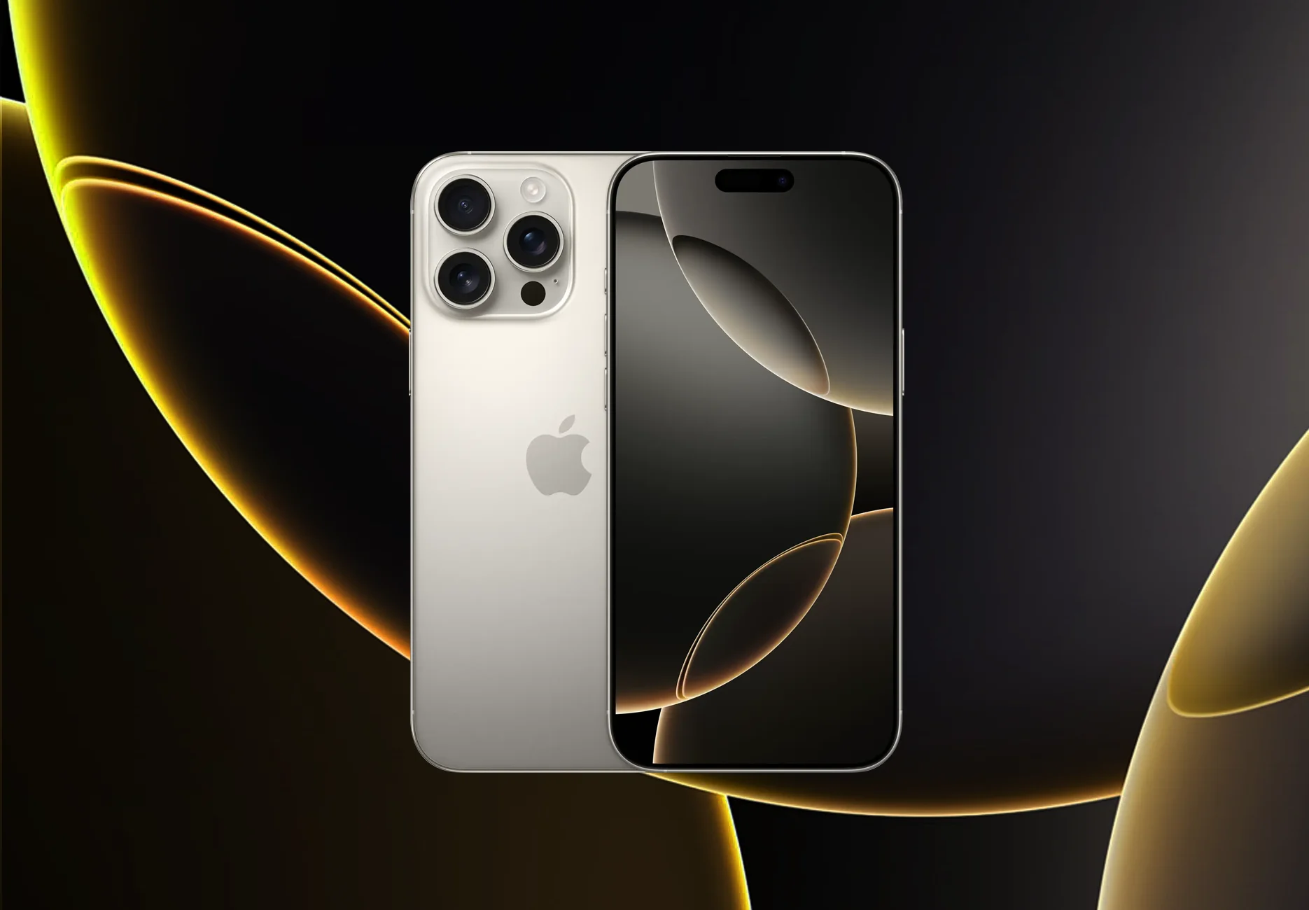 Смартфон Apple iPhone 16 Pro Max / 256 ГБ / Nano SIM + eSIM / Натуральный титан
