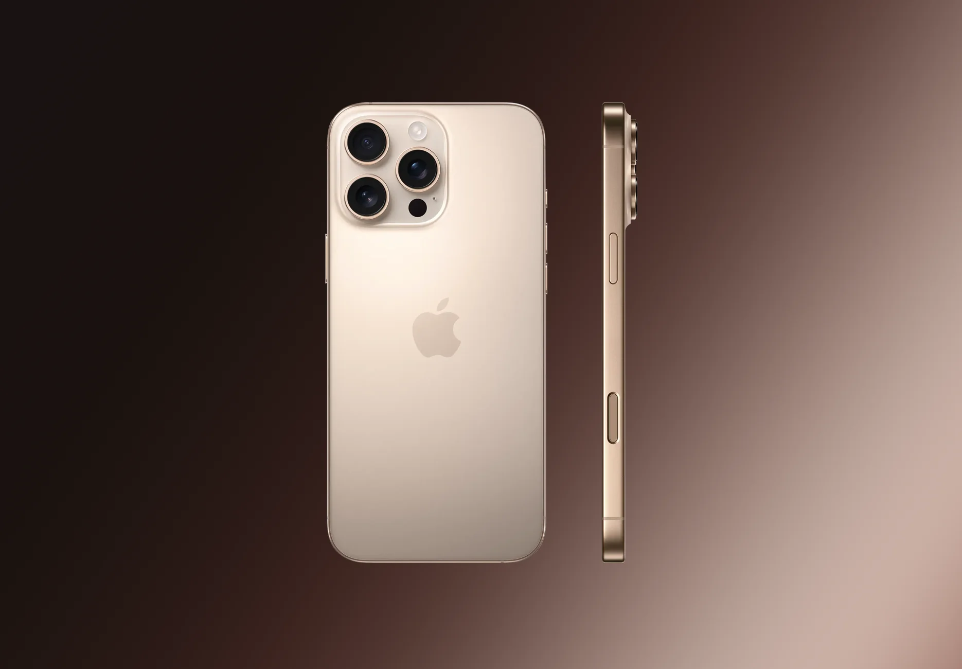 Смартфон Apple iPhone 16 Pro Max / 256 ГБ / eSim / Пустынный титан
