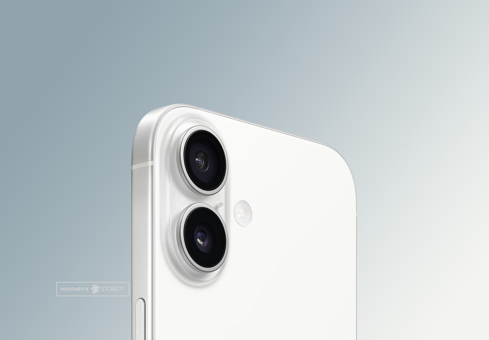Смартфон Apple iPhone 16 / 128 ГБ / eSIM + eSIM / Белый