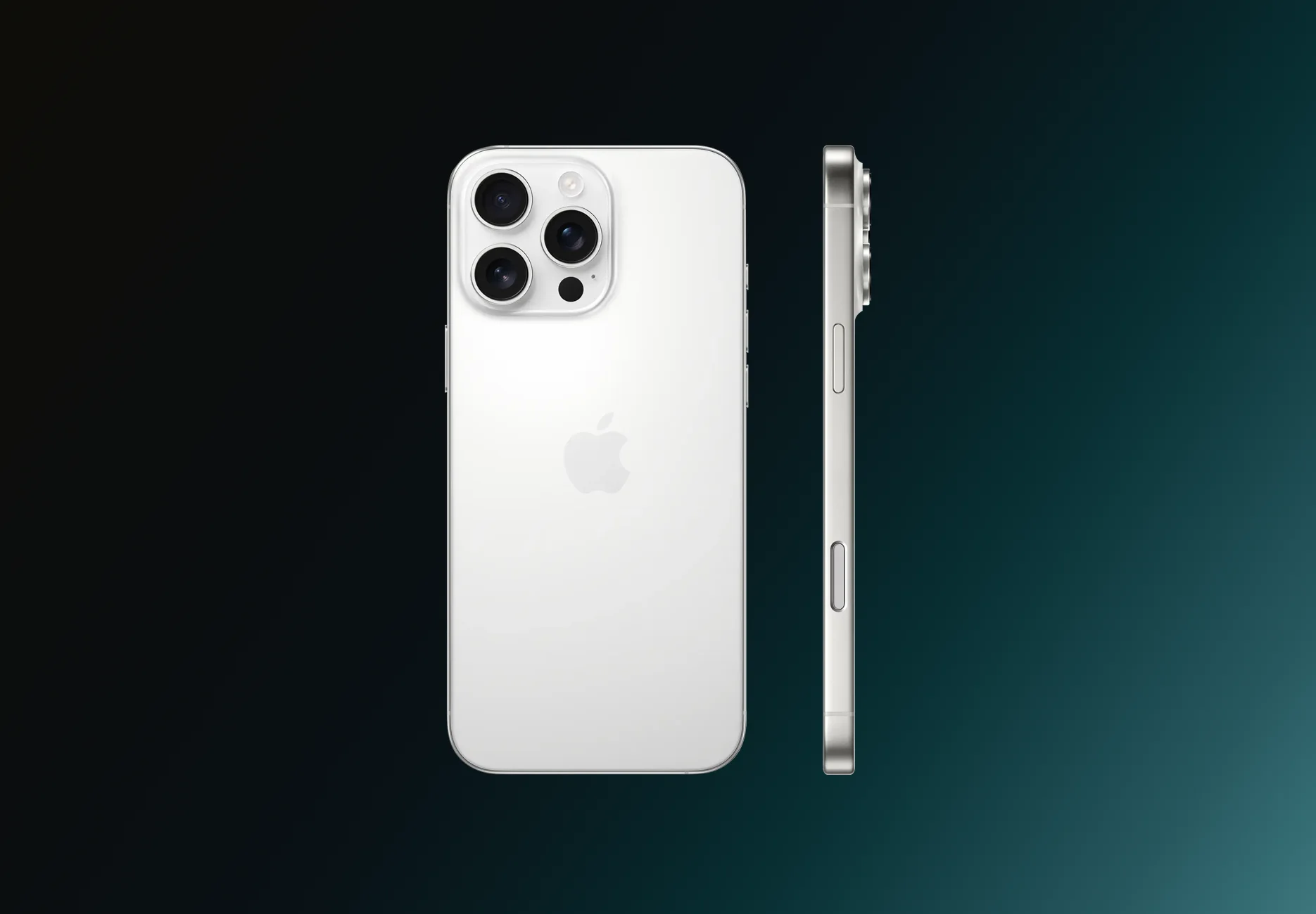 Смартфон Apple iPhone 16 Pro Max / 512 ГБ / eSIM + eSIM / Белый титан