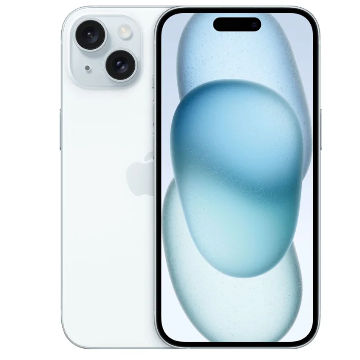 Смартфон Apple iPhone 15 / 128 ГБ / Nano SIM + eSIM / Синий