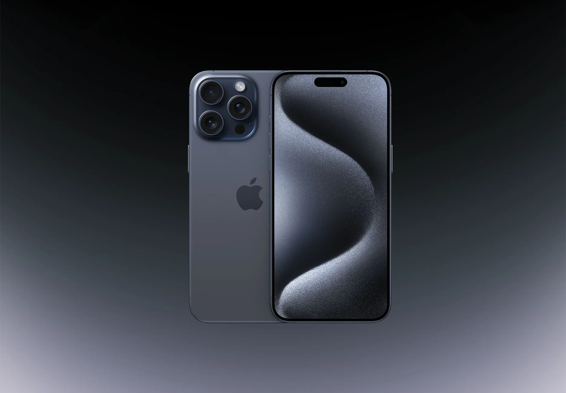 Смартфон Apple iPhone 15 Pro Max / 256 ГБ / Nano SIM + eSIM / Синий титан