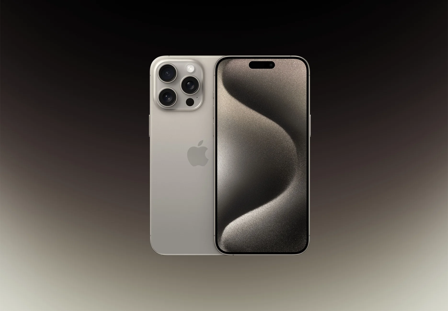Смартфон Apple iPhone 15 Pro Max / 256 ГБ / Nano SIM + eSIM / Натуральный титан