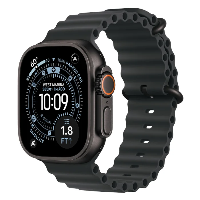 Смарт-часы Apple Watch Ultra 3 / GPS + Cellular / 49 мм / Черный титан / Ocean / Черный