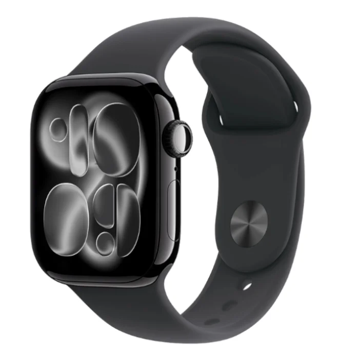 Смарт-часы Apple Watch Series 11 / GPS / 42 мм / Черный / Sport Band / M-L / Черный