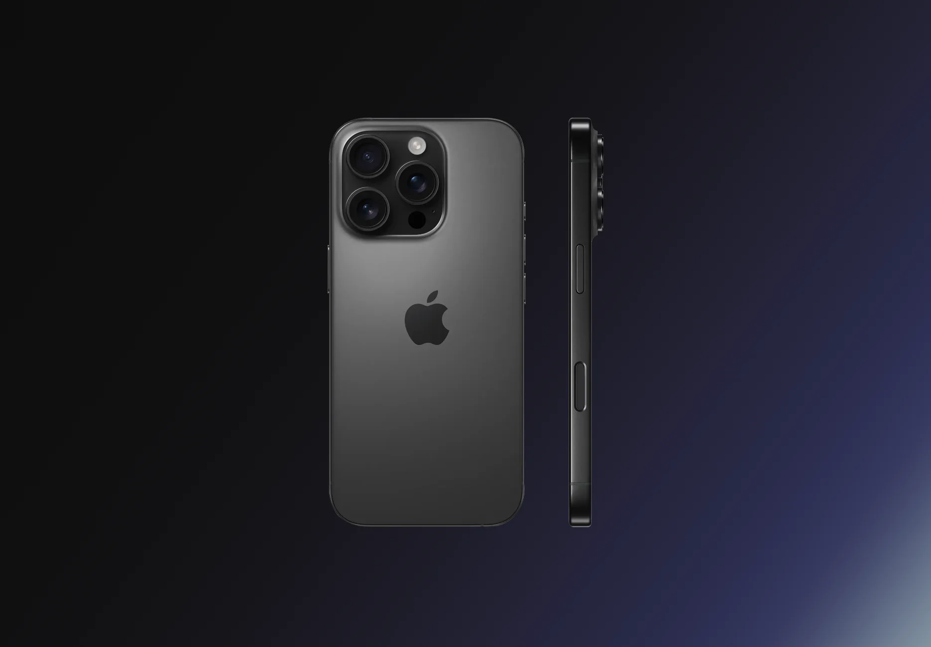 Смартфон Apple iPhone 16 Pro / 128 ГБ / Nano SIM + eSIM / Черный титан