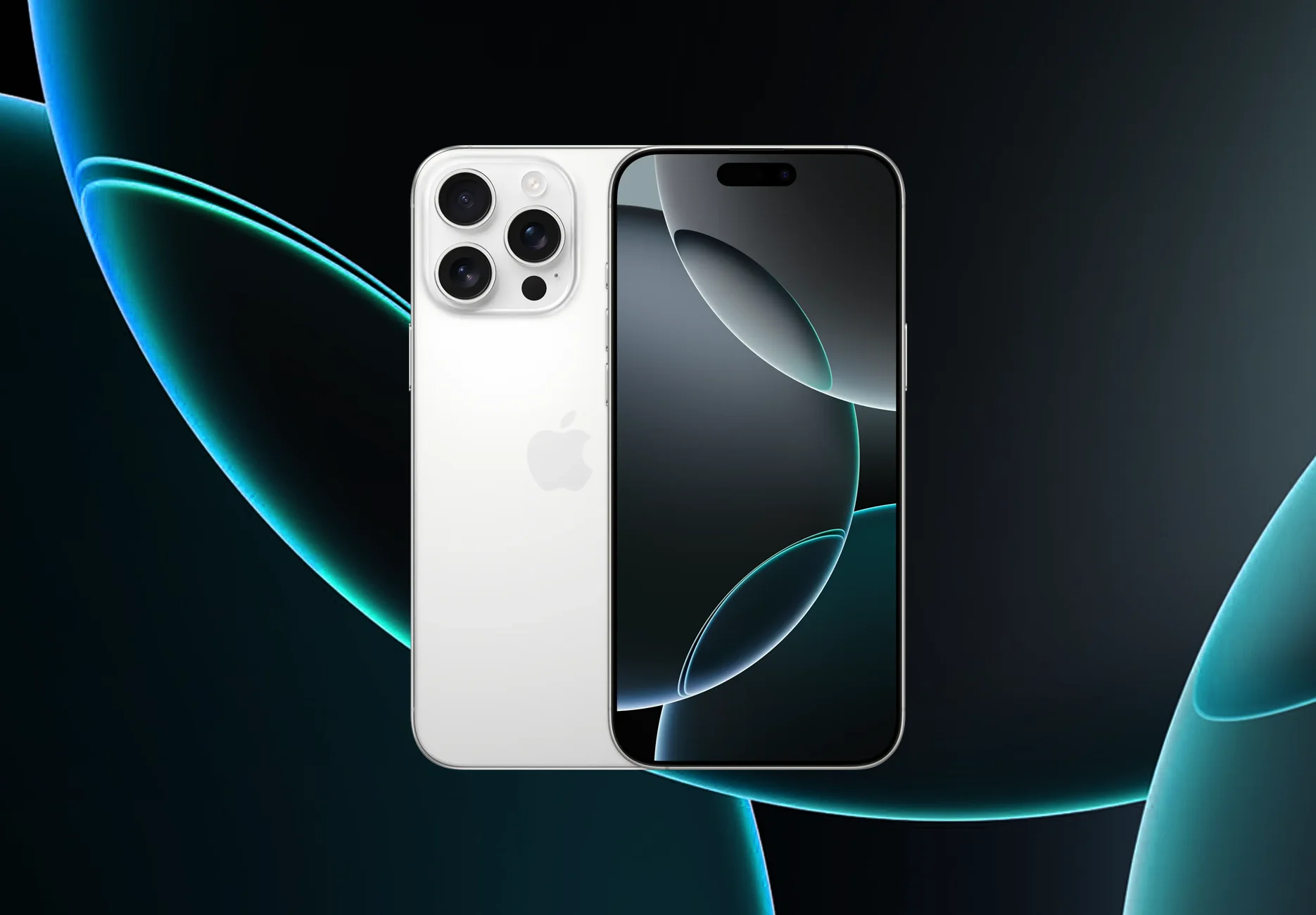 Смартфон Apple iPhone 16 Pro Max / 256 ГБ / Nano SIM + eSIM / Белый титан