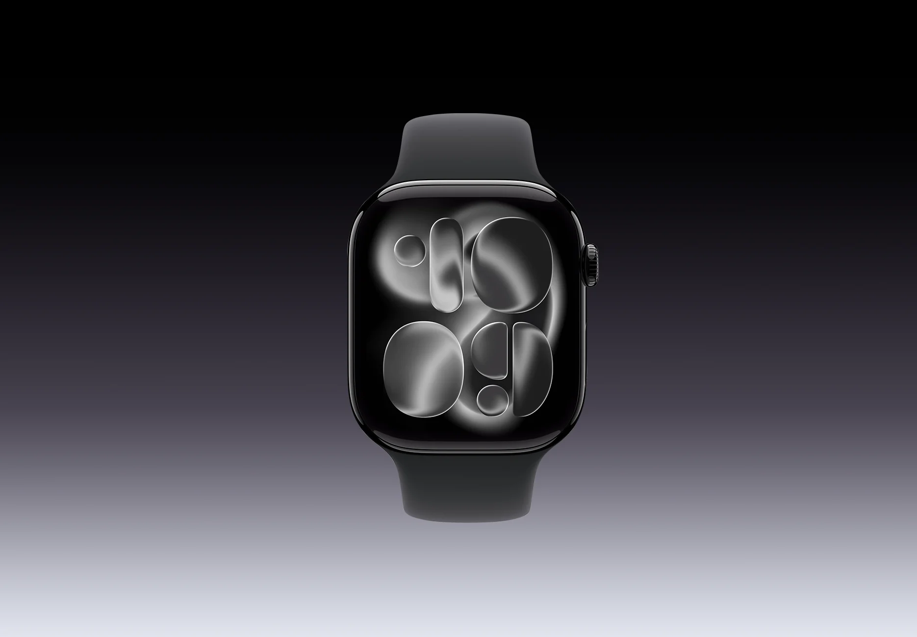 Смарт-часы Apple Watch Series 11 / GPS / 46 мм / Черный / Sport Band / S-M / Черный