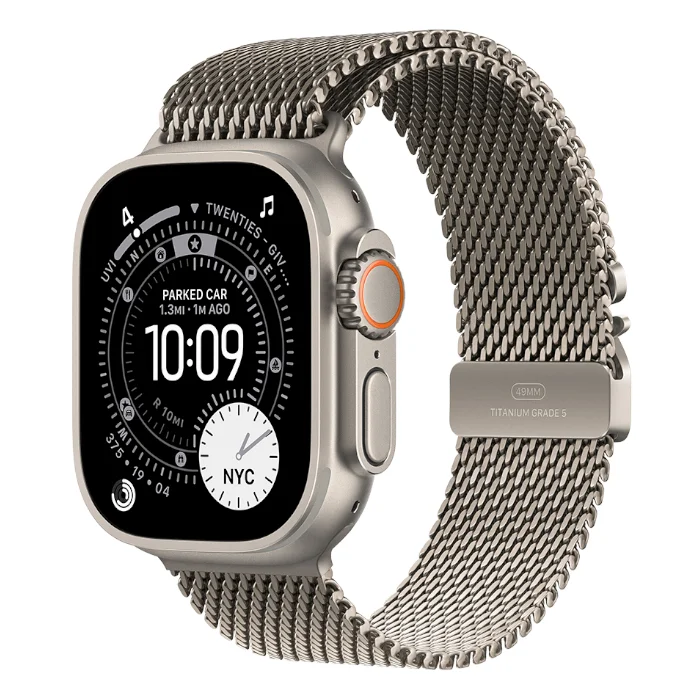 Смарт-часы Apple Watch Ultra 3 / GPS + Cellular / 49 мм / Натуральный титан / Titanium / S / Натуральный титан