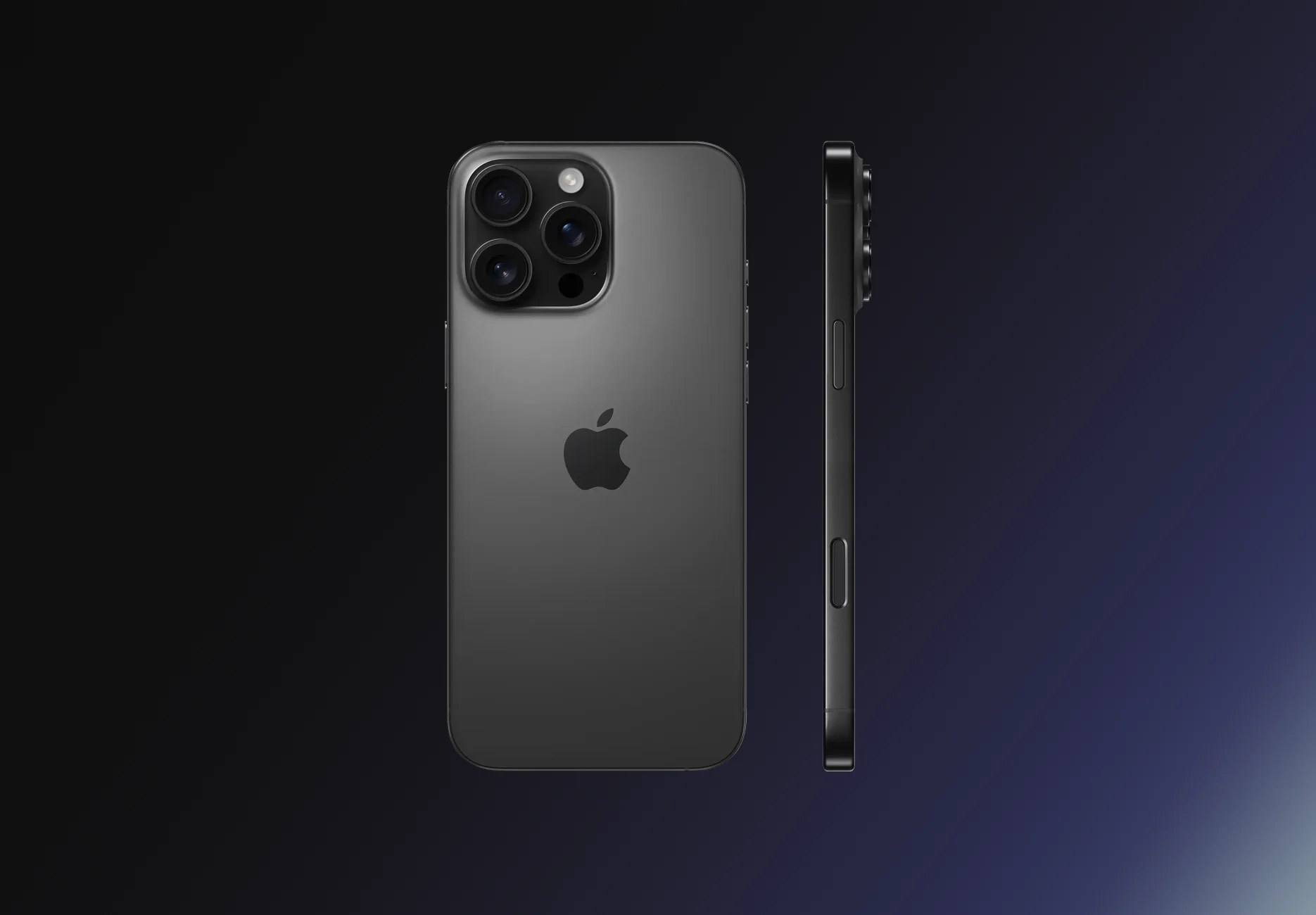 Смартфон Apple iPhone 16 Pro Max / 512 ГБ / eSIM + eSIM / Черный титан
