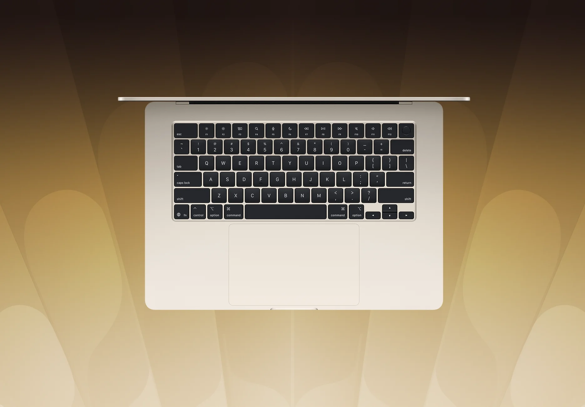 Ноутбук Apple MacBook Air 15 2026 / M5 (10-core CPU, 10-core GPU) / 16 ГБ / 4 ТБ / Кастомная конфигурация / Золотой (Starlight) / Z1LU000RE