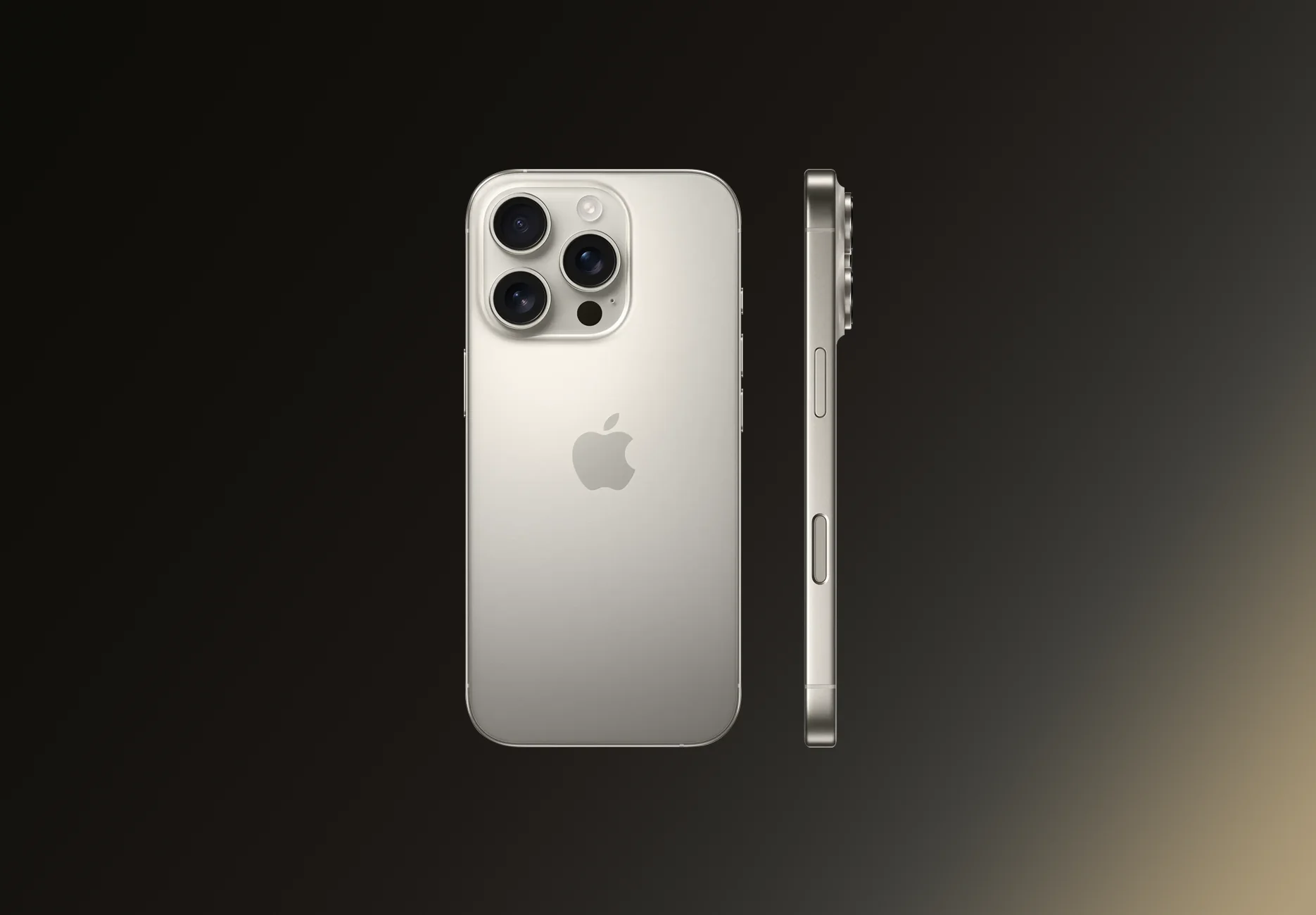 Смартфон Apple iPhone 16 Pro / 128 ГБ / Nano SIM + Nano SIM / Натуральный титан