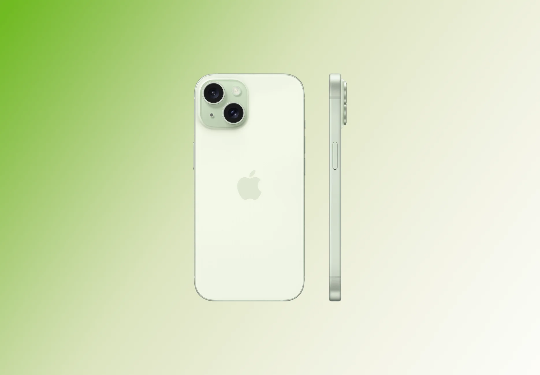 Смартфон Apple iPhone 15 / 128 ГБ / Nano SIM + eSIM / Зеленый
