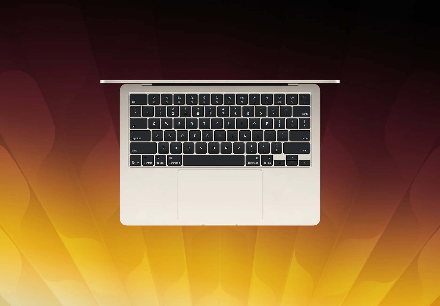 Ноутбук Apple MacBook Air 13 2026 / M5 (10-core CPU, 10-core GPU) / 24 ГБ / 2 ТБ / Кастомная конфигурация / Золотой (Starlight) / Z1L5000Q1
