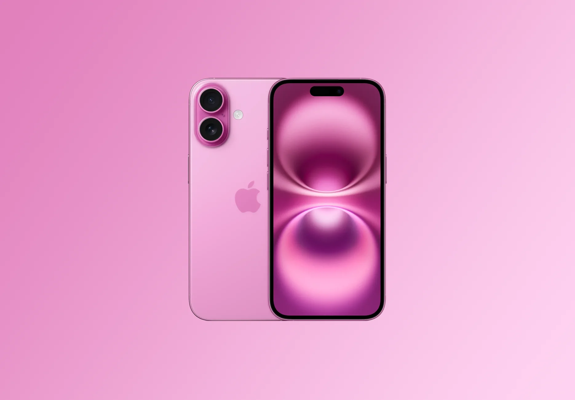 Смартфон Apple iPhone 16 / 256 ГБ / eSIM + eSIM / Розовый