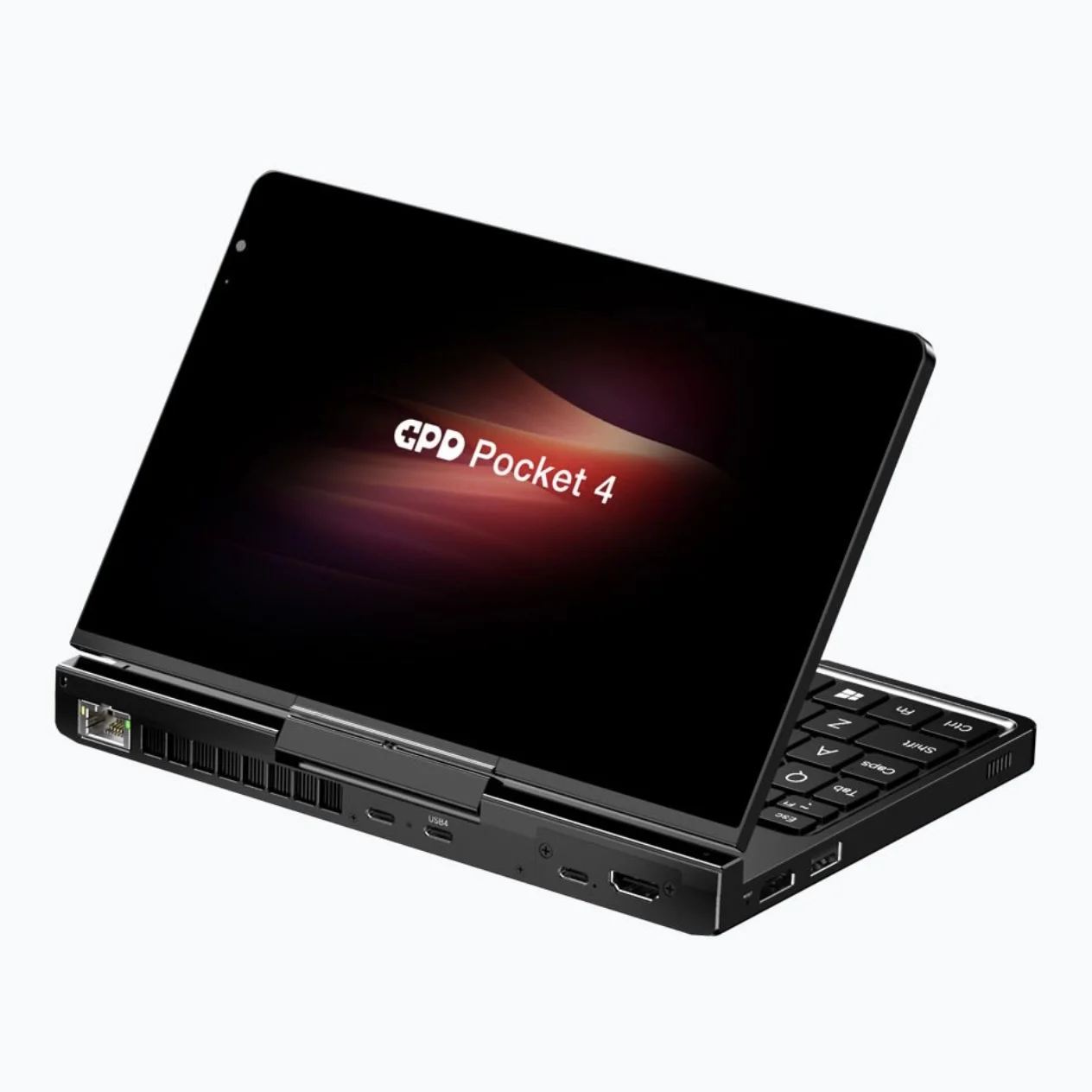 Ноутбук GPD Pocket 4 2024 / R7 8840U / 16 ГБ / 1 ТБ / Сенсорный / Черный