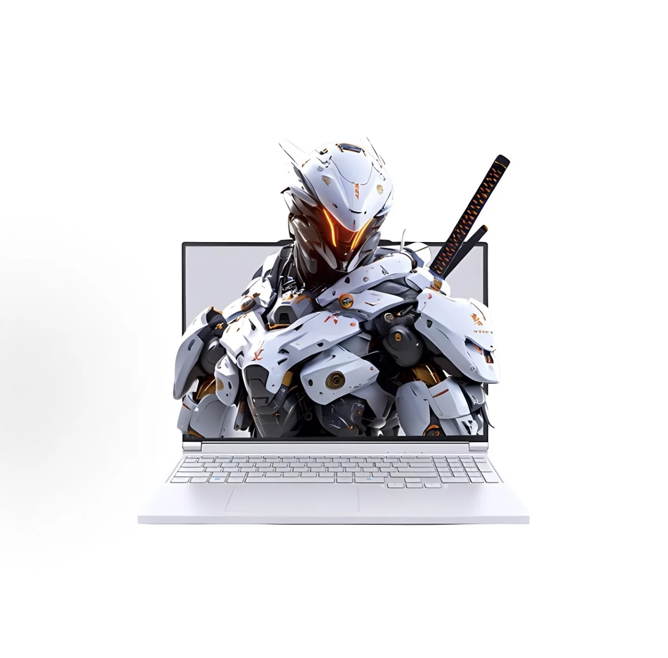Игровой ноутбук Mechrevo Aurora X (Jiguang X) 2025 / i9-14900HX / RTX 5070 / 32 ГБ / 1 ТБ / Белый