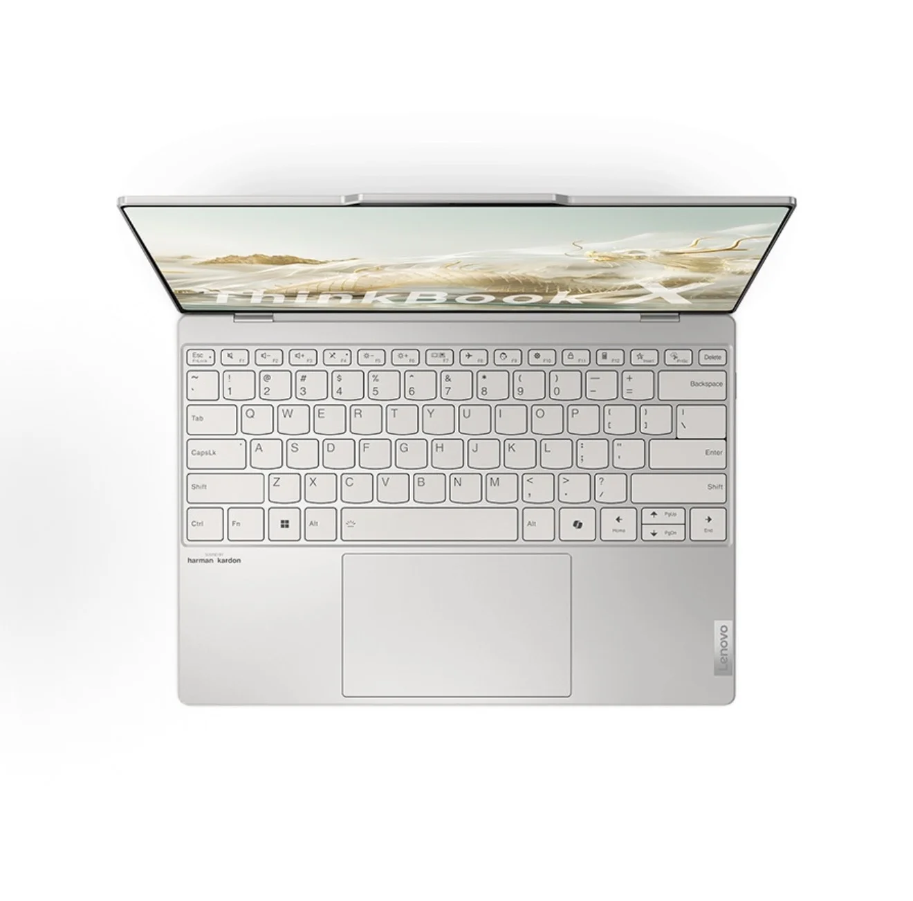 Ноутбук Lenovo ThinkBook X AI 2024 / Ultra 9 185H / 32 ГБ / 1 ТБ / Stainless Magnesium Limited Edition / Светло-серый