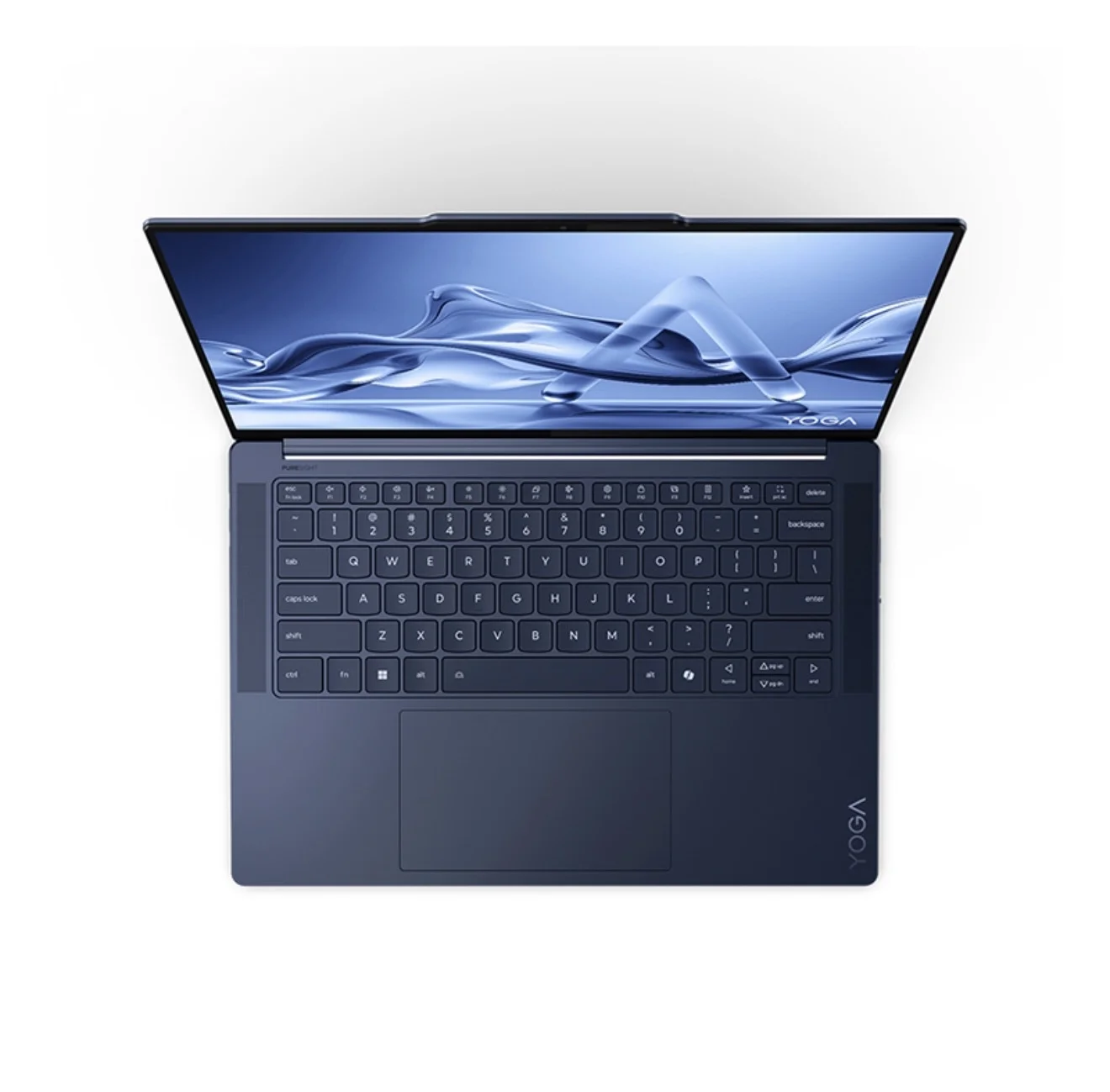Ноутбук Lenovo Yoga Air 14s 2024 / Snapdragon X Elite / 32 ГБ / 1 ТБ / OLED / Сенсорный / Синий