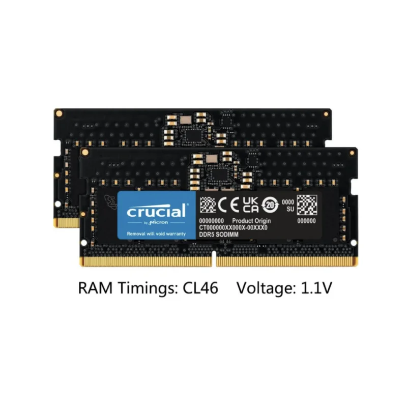 Оперативная память Crucial / DDR5 / 5600MHZ / SODIMM / 24 Гб (ОЗУ)