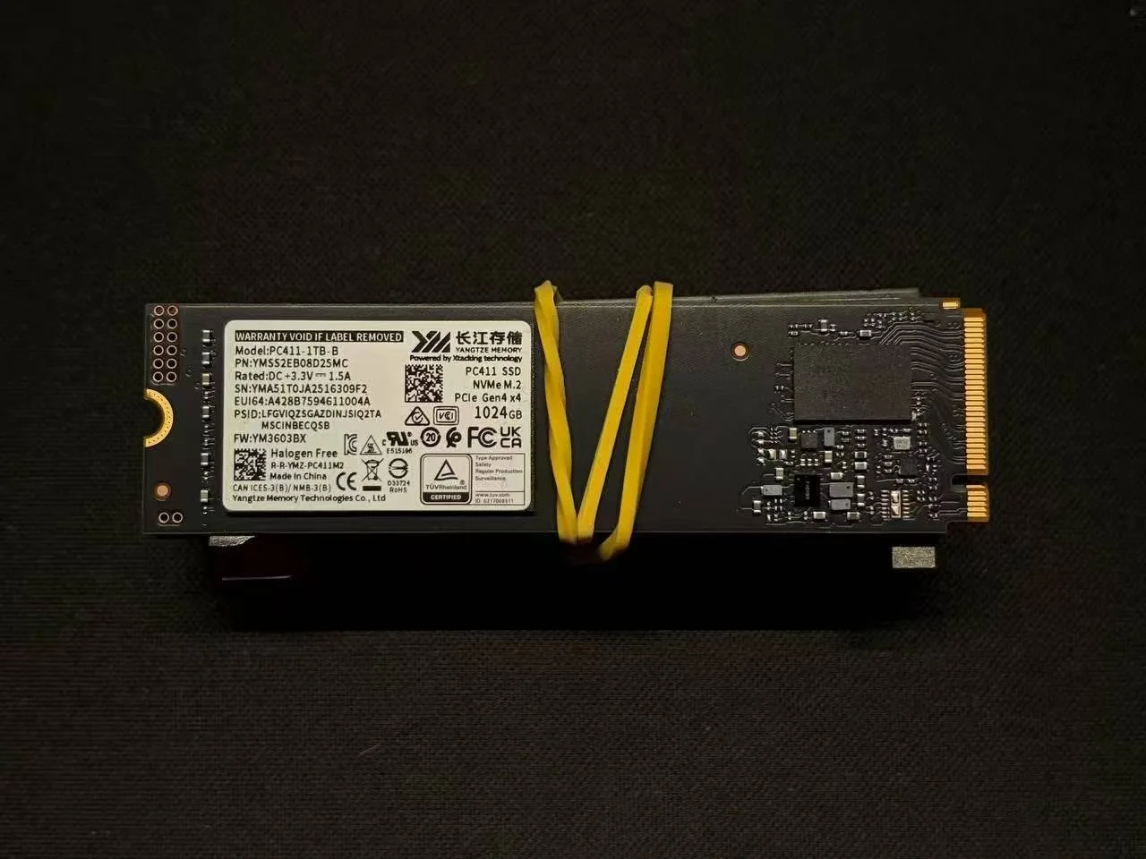 SSD Диск YMTC (7000/6000) / PCle 4.0 / M.2 / 1 ТБ / БУ (Без коробки)
